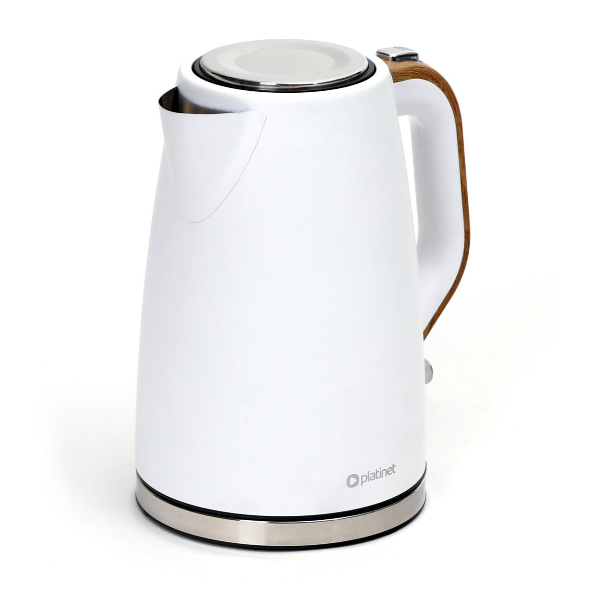 Platinet PEKVWW Elektrische waterkoker - 1,7L - 2400 Watt - Wit