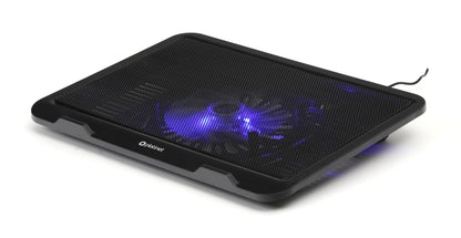 Platinet PLCP1FAB Laptopkoeler - 10”-15.6” Inch - Hoogte verstelbaar - 1 Ventilator - 1xUSB - Zwart