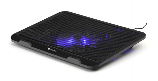 Platinet PLCP1FAB Laptopkoeler - 10”-15.6” Inch - Hoogte verstelbaar - 1 Ventilator - 1xUSB - Zwart