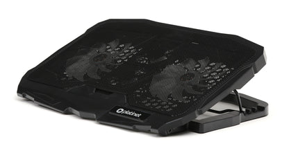 Platinet PLCP4FB Laptop Cooler - 10”-15.6” Inch - Height Adjustable - 4 Fans - 2xUSB - Black