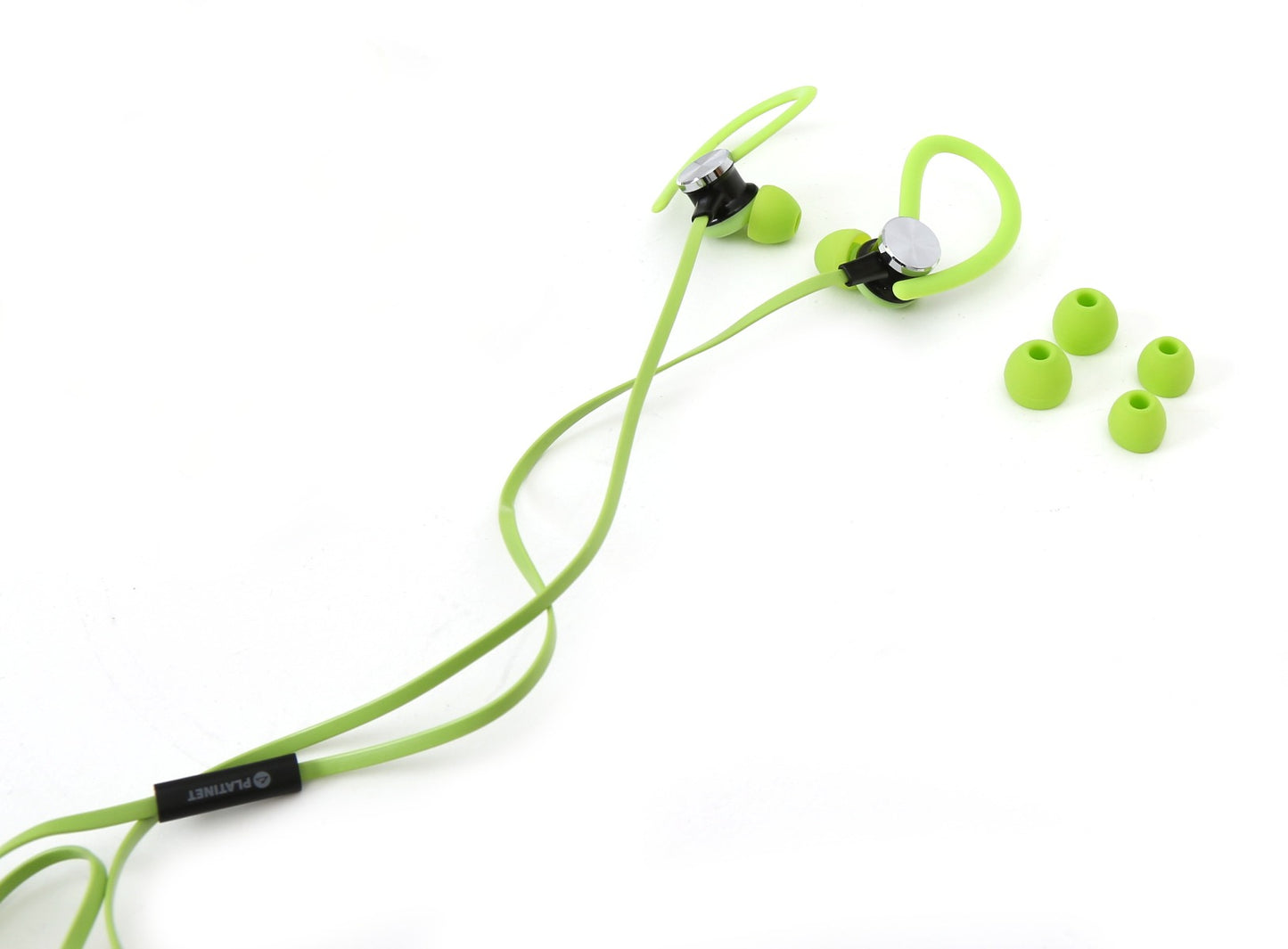 Platinet PM1070G Sports Armband and Sports Earphones Set - With Microphone - Universal - Green