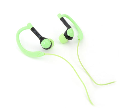 Platinet PM1072G In-ear sports earphones - With microphone - Green