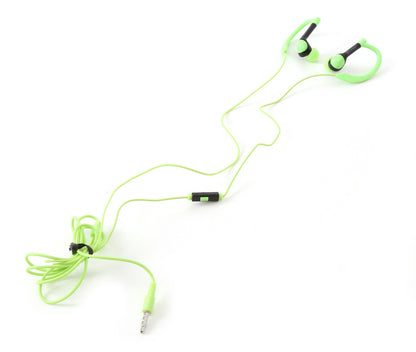 Platinet PM1072G In-ear sports earphones - With microphone - Green