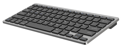 Platinet PMK120WBS Draadloze Toetsenbord - 2-in-1 - Bluetooth - Zilver/Zwart