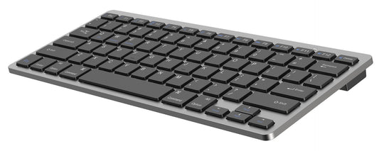 Platinet PMK120WBS Draadloze Toetsenbord - 2-in-1 - Bluetooth - Zilver/Zwart