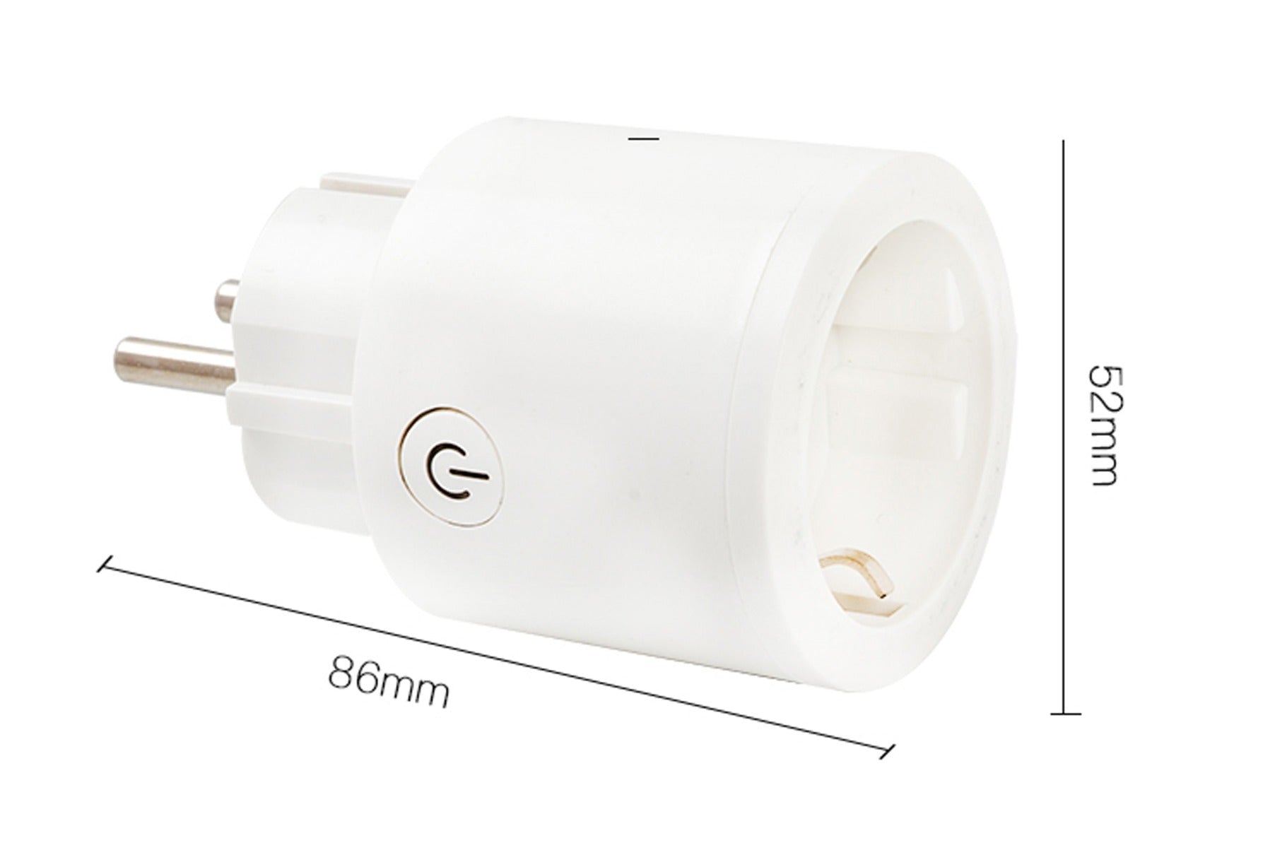 Platinet PSHP16AW Smart Home WiFi Slimme Stekker - Wit