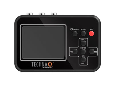 Technaxx TX-182 Retro Video Digitizer - Video to PC/TV - HDMI - MicroSD - Black