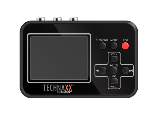 Technaxx TX-182 Retro-Video-Digitalisierer - Video zu PC/TV - HDMI - MicroSD - Schwarz