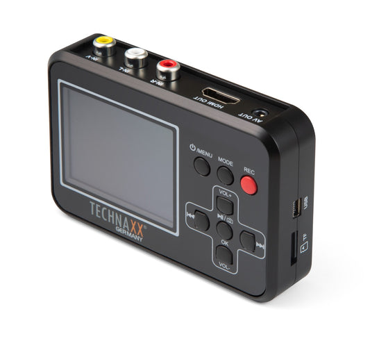 Technaxx TX-182 Retro-Video-Digitalisierer - Video zu PC/TV - HDMI - MicroSD - Schwarz