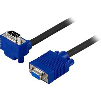 Deltaco RGB-9 1m VGA (D-Sub) Black, Blue VGA cable