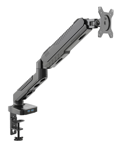 ROCKSTABLE RS-MM006 Monitor arm - Voor 1 scherm - Draai- en kantelbaar - Met USB 30.0 poorten - 13-27" inch - Zwart