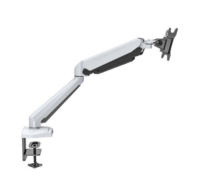 ROCKSTABLE RS-MM010W Monitor arm - For 1 screen - Rotatable and tiltable - USB 3.0 port - Microphone input and audio output 13-32" inch - White/Black