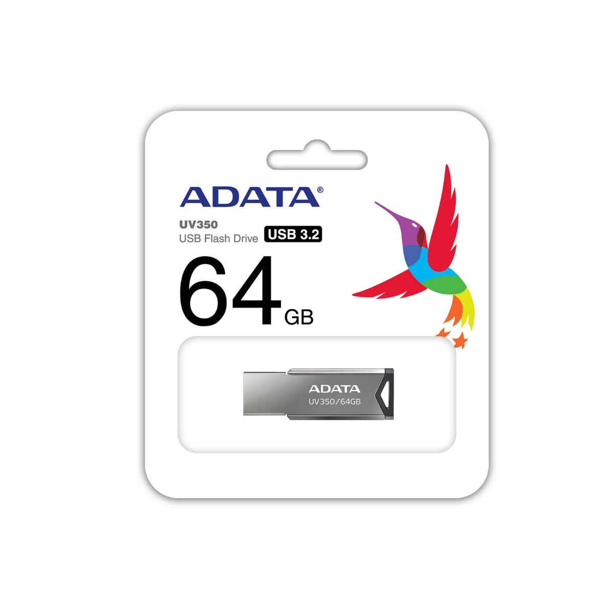 AUV350-64G-RBK - ADATA USB STICK - USB 3.2 Gen 1 - 32GB - 5gb/s
