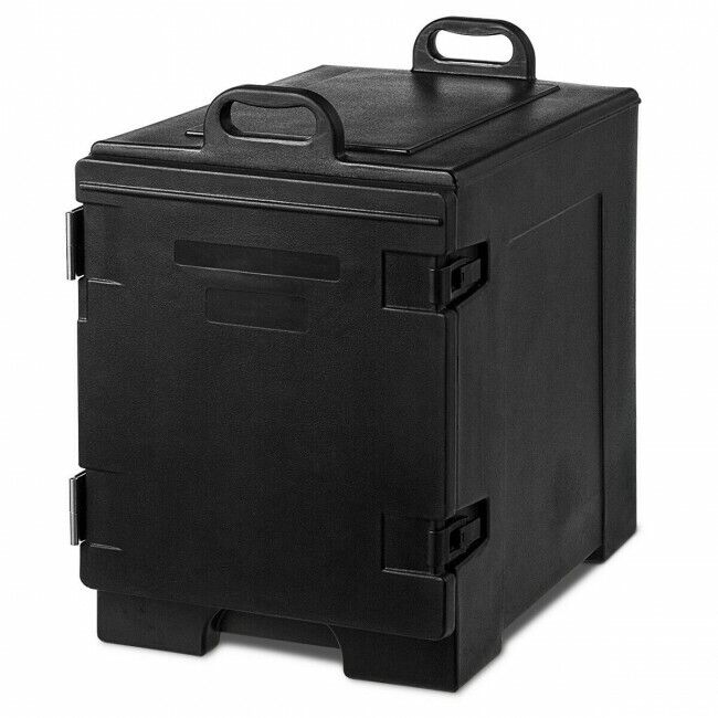 Luston IFJ-K Voedselcontainer geïsoleerd - 2 Ergonomische Handgrepen- 42x61.5x64 cm - Voedselvervoerder - Zwart