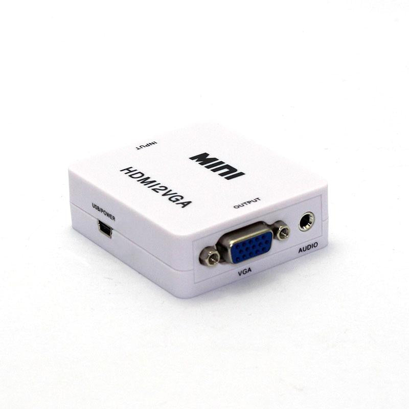 NÖRDIC SGM-105 HDMI naar VGA en audioadapter - Wit