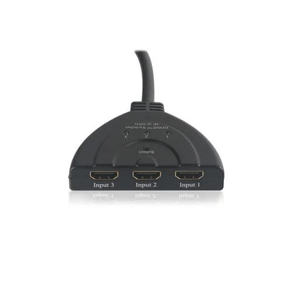 NÖRDIC SGM-115 HDMI Pigtail Switch 3 naar 1 - 4Kx2K 60Hz - Zwart