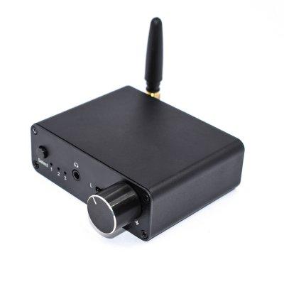 NÖRDIC SGM-128 Digitaal naar analoog audio converter, Met hoofdtelefoon versterker, Bluetooth, Zwart