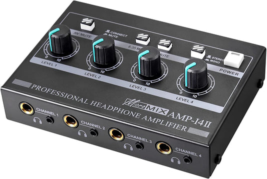 NÖRDIC SGM-220 - 4-channel headphone amplifier for 8 headphones - MICROAMP AMP-I4II