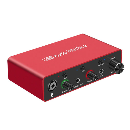 NÖRDIC SGM-225USB Audio-interface - USB-C - XLR/1/4 - 24bit - 192kHz - Rood