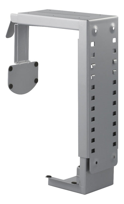 DELTACO SH-40 Computerhouder van staal voor montage onder tafel of aan de muur - max. 25 kg
