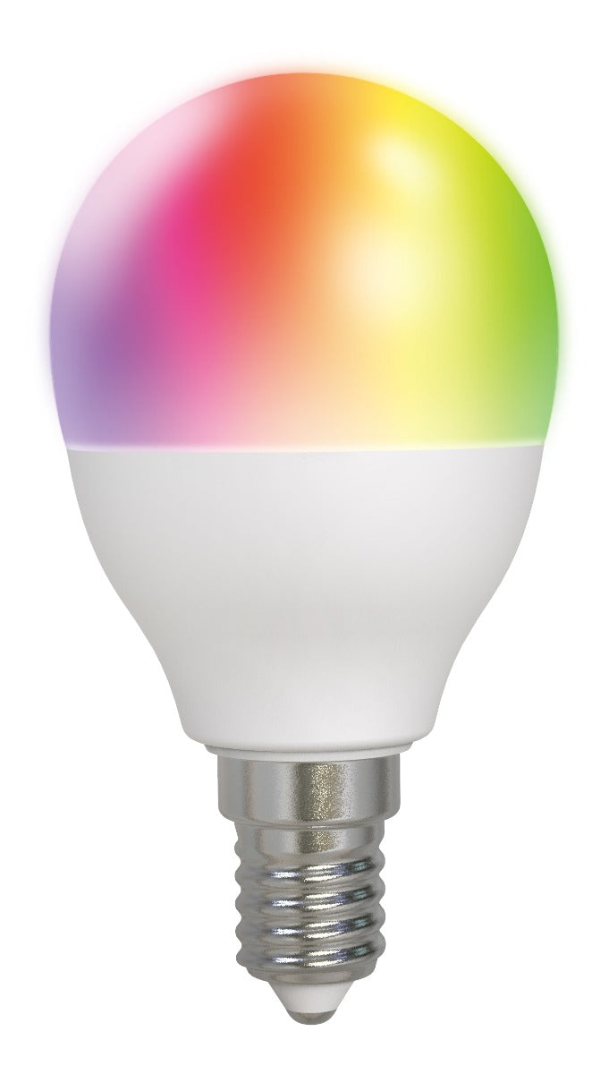 DELTACO SMART HOME SH-LE14G45RGB Multicolor LED lamp - E14 - Dimbaar - Gekleurd en wit licht