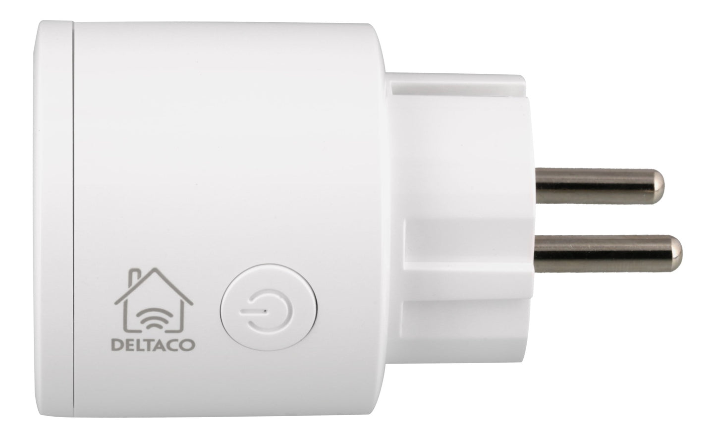 DELTACO SMART HOME SH-P01, WiFI stopcontact, timer, 1xCEE, Google Home, Amazon Alexa, Wit