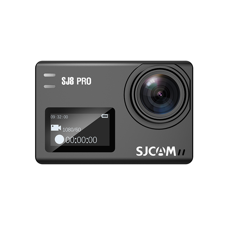 SJCAM SJ8PRO CAM-5M Action Camera - 4K/6OFPS - 12MP - 8x Zoom - Wifi - Touch screen - Zwart