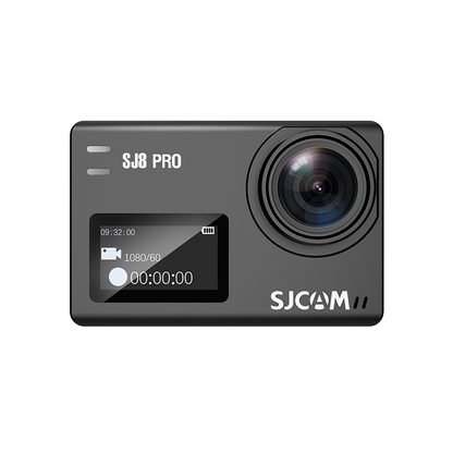 SJCAM SJ8PRO CAM-5M Action Camera - 4K/6OFPS - 12MP - 8x Zoom - Wifi - Touch screen - Zwart