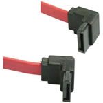 DELTACO SATA-05B, SATA - SATA Red SATA cable, 0.5 meters