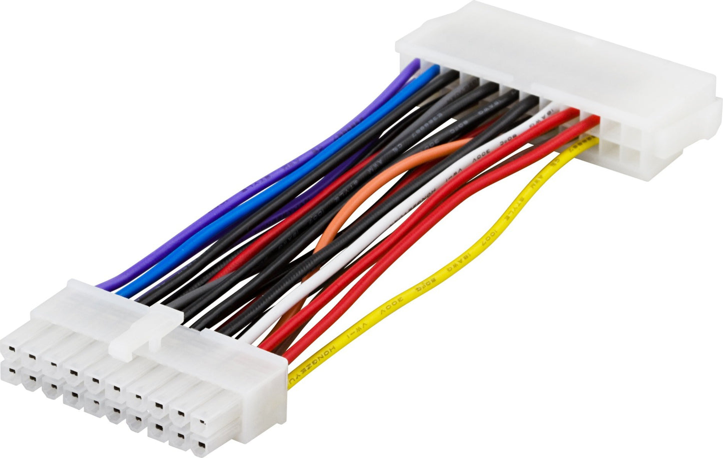 DELTACO SSI-51 0.1 meter ATX (20-pin) Multi kleuren electriciteitssnoer
