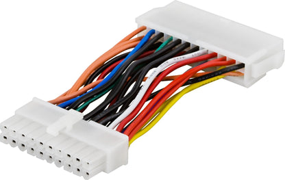 DELTACO SSI-52, Internal ATX (24-pin) ATX (20-pin) Multi-color power cord, 10cm