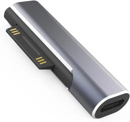 NÖRDIC SURF-104 USB-C Adapter - Geschikt voor Microsoft Surface - 15V 6.8A - 102W - Space Grey