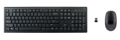 DELTACO TB-114-US Wireless keyboard with mouse - 2.4GHz - US layout - Black