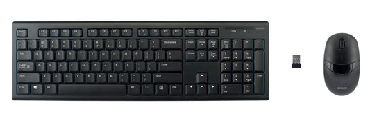 DELTACO TB-114-US Draadloze toetsenbord met muis - 2,4GHz - US layout - Zwart