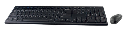 DELTACO TB-114-US Wireless keyboard with mouse - 2.4GHz - US layout - Black