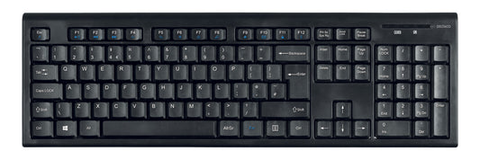DELTACO TB-122-UK Draadloze toetsenbord - 2,4GHz - Zwart