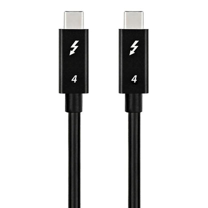 NÖRDIC TB4-300 - Actieve Thunderbolt 4 USB-C kabel met e-marker - 40Gb/s - 100W PD - 8K60Hz Video - 3m - Zwart