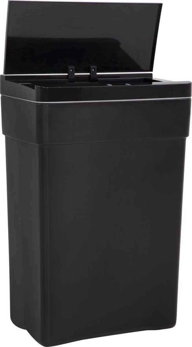 FDW TC-P605-BLACK Sensor Bin - Automatic Touchless Bin - 50 Liter - Black