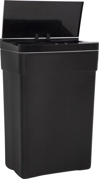 FDW TC-P605-BLACK Sensor Bin - Automatic Touchless Bin - 50 Liter - Black