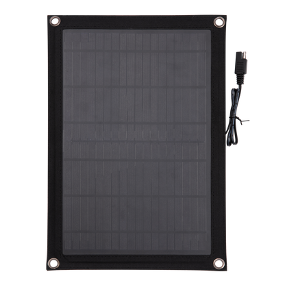 Technaxx TX-209 - Solar Trickle Charger - 12V - 10W - Built-in Diode - Suction Cups - Compact Design