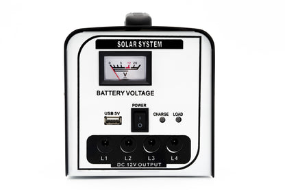 Technaxx TX-200 Solar Power Kit - 18W - Rechargeable - 8 Meter Cable - Black