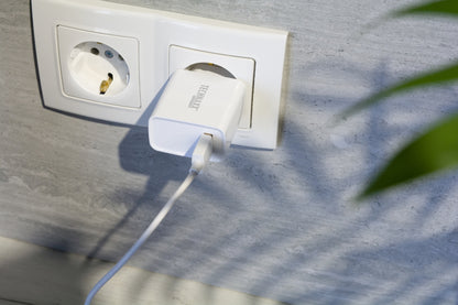 Technaxx TX-197 USB-A Fast Charger - 18W - QC 3.0 Charger - 3x Faster - White