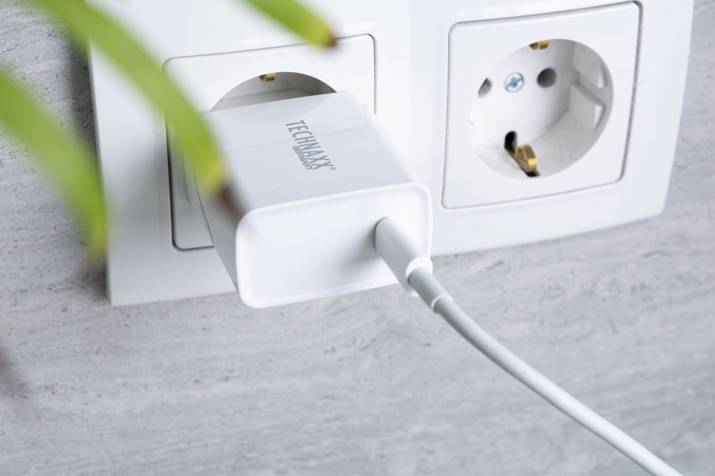 Technaxx TX-196 USB-C Snellader - 20W - Smart charging - 3x Sneller -  Wit