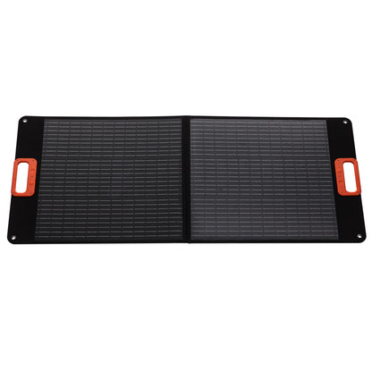 Technaxx TX-206 Solar Panel - Foldable - Portable - 100W - Outdoor - 18V - Black