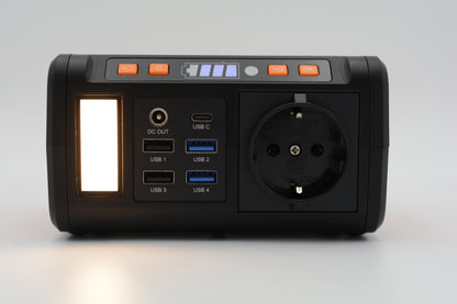 Technaxx TX-205 Powerstation - Draagbaar - Mini energiecentrale - 80W - 4x USB-A - 1x USB-C PD 18W