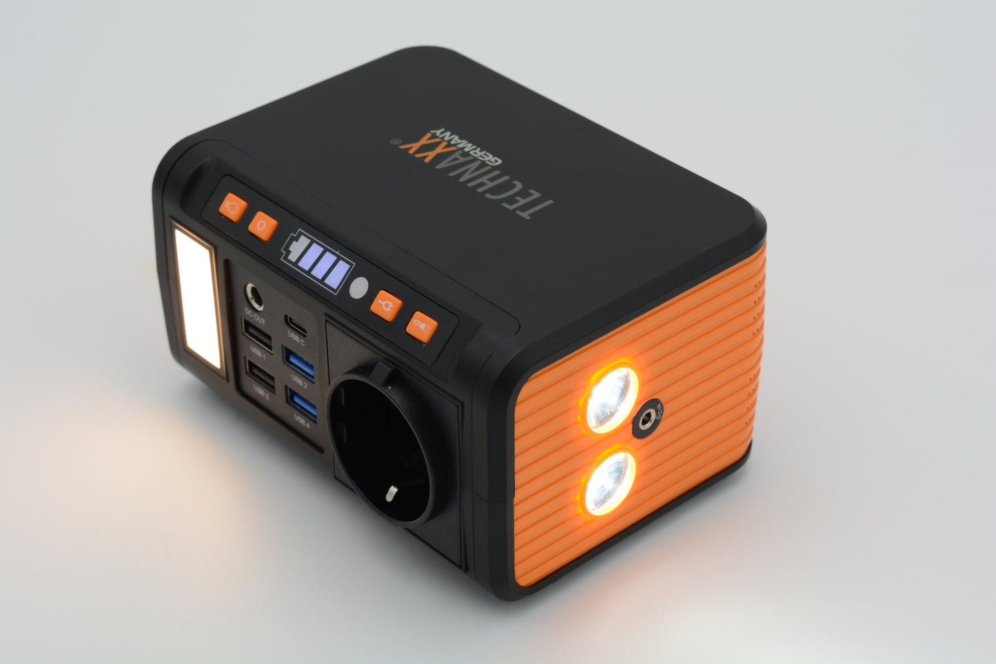 Technaxx TX-205 Powerstation - Draagbaar - Mini energiecentrale - 80W - 4x USB-A - 1x USB-C PD 18W