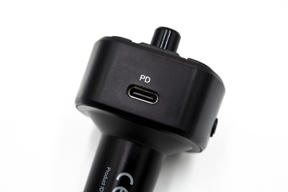 Technaxx FMT1600BT Bluetooth FM Transmitter - Met spraakassistent - USB-C PD 20W - Zwart/RGB