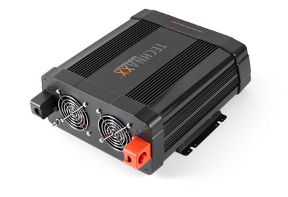 Technaxx TE23 Sinus Inverter 3000W - 12V - 1x USB-A QC3.0 - 1x USB-C - 2x 230V - Black