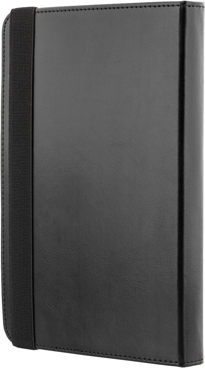 STREETZ TPF-1206 Universal Tablet Cover for 7-8", Card Holders, Handle, Black / Brown