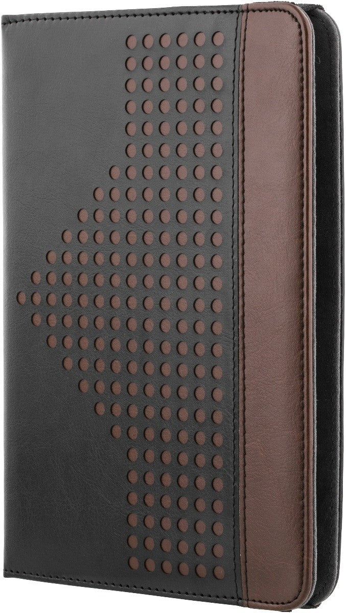 STREETZ TPF-1206 Universal Tablet Cover for 7-8", Card Holders, Handle, Black / Brown